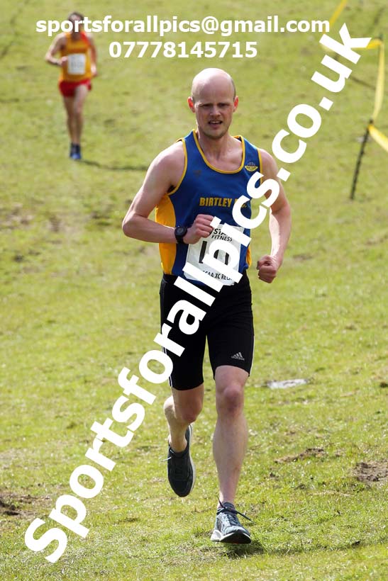 Masters men 2021 NECAA Cross Country Relays, Thornley Farm, Peterlee, Saturday, April 10th. Photo: David T. Hewitson/Sports for All Pics